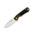 Buck Stinger, Green Anodized, Carbon Fiber Inlay