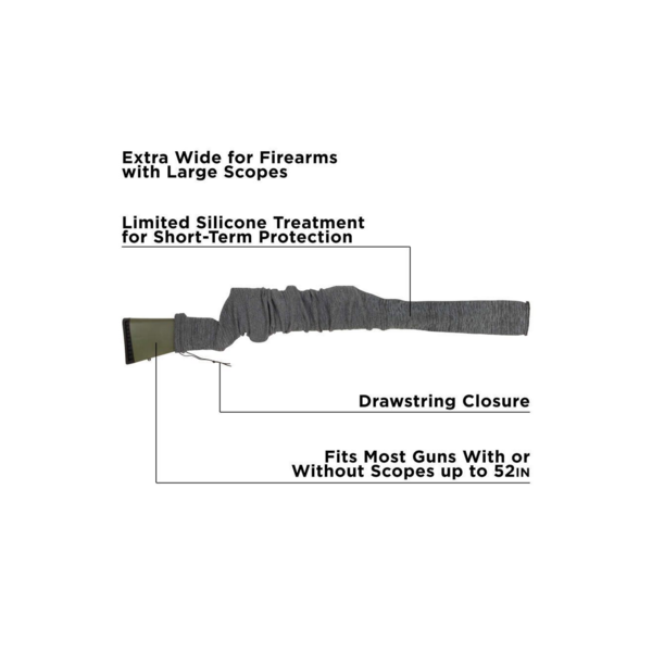 Allen Gun Sock 52" Rifle & Shotgun, Silicone Treated