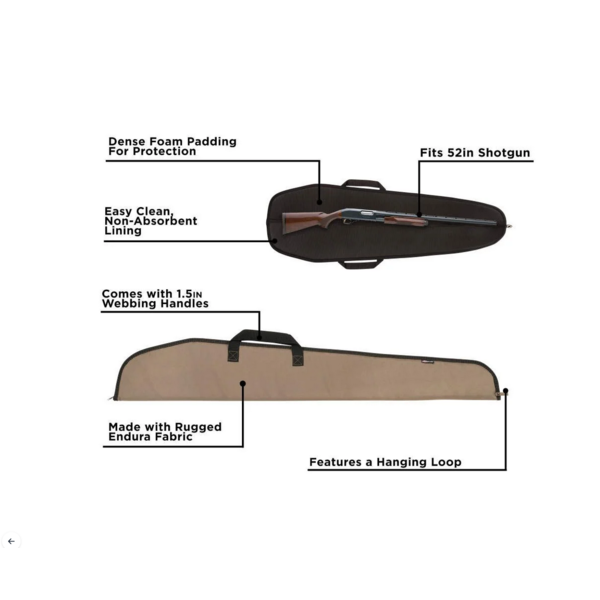 Allen 52" Shotgun Case Durango Random Earth Tones Tan / Green