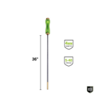 BCT Breakthrough Clean Technologies Carbon Fiber Cleaning Rod with Rotating Handle, 4mm, 36", .17 cal to .22 cal