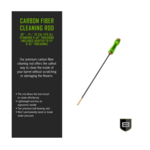 BCT Breakthrough Clean Technologies Carbon Fiber Cleaning Rod with Rotating Handle, 4mm, 36", .17 cal to .22 cal