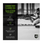 BCT Breakthrough Clean Technologies Carbon Fiber Cleaning Rod with Rotating Handle, 4mm, 36", .17 cal to .22 cal