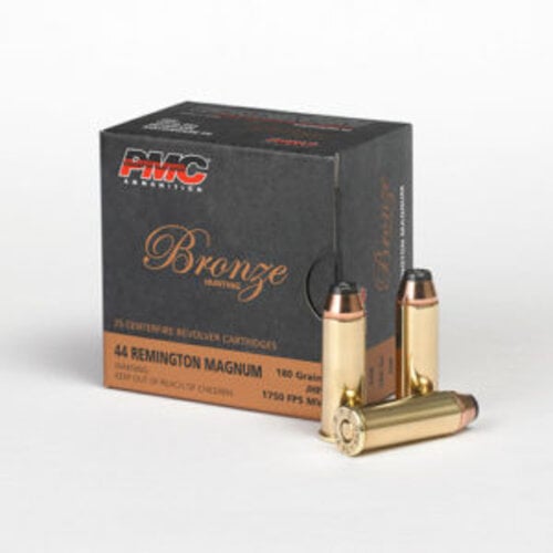 PMC Ammunition 44 Magnum 180 grJHP 1750 FPS 25 Rounds