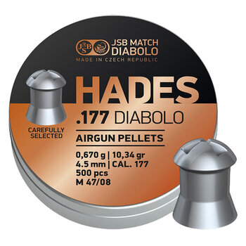 JSB Match JSB Hades Diablo .177 Airgun Pellets 10.34 gr, 500 pcs