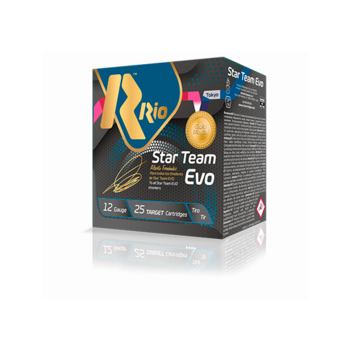 Rio Ammunition 12g  2 3/4" #7.5 1 1/8oz 1250 FPS Star Team Evo, 250 Rounds