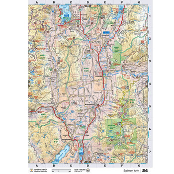 Back Road Map Books BRMB Waterproof Adventure Topographic Map