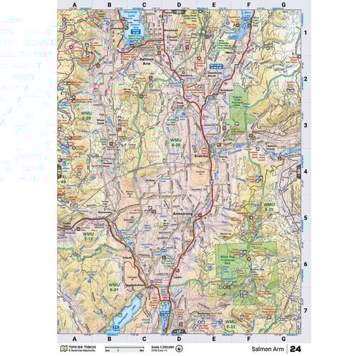 Back Road Map Books Waterproof Adventure Topographic Map