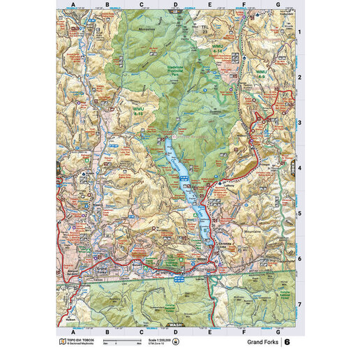 Back Road Map Books Waterproof Adventure Topographic Map