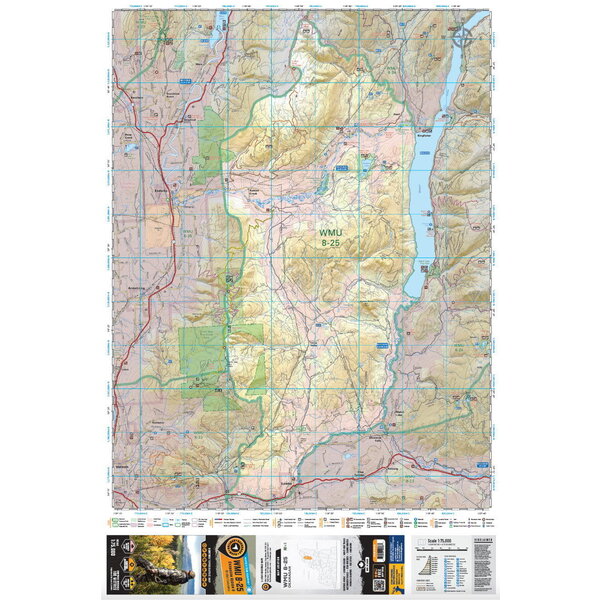 Back Road Map Books Hunting Topographic Map