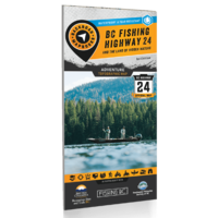 Waterproof Map BC Fishing Highway 24