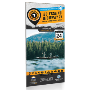 Back Road Map Books Waterproof Map BC Fishing Highway 24