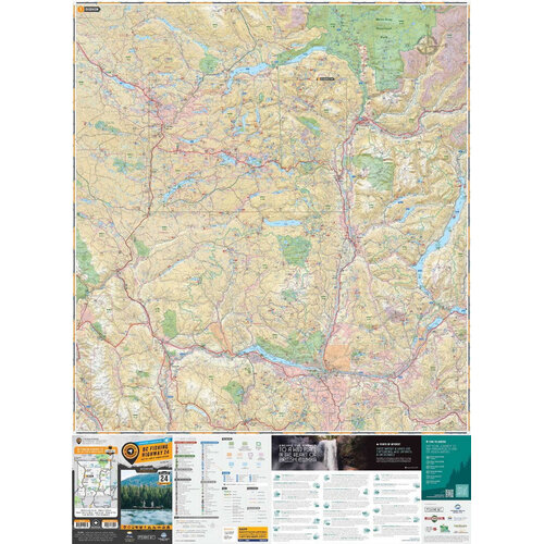 Back Road Map Books Waterproof Map BC Fishing Highway 24