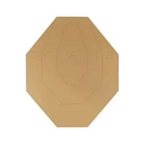 IPSC IPSC Carboard Target Tan & White