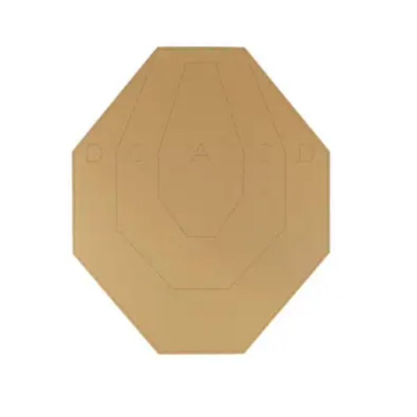 IPSC IPSC Carboard Target Tan & White