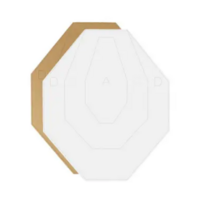 IPSC Carboard Target Tan & White