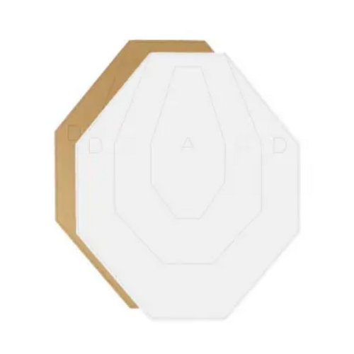IPSC IPSC Carboard Target Tan & White