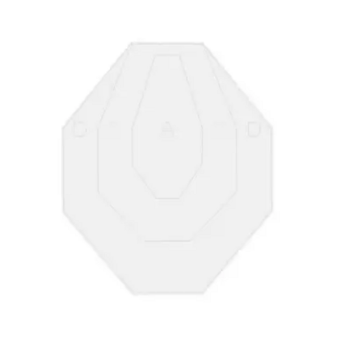 IPSC IPSC Carboard Target Tan & White