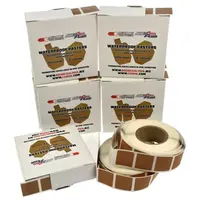22x22mm TAN Target Patches - 1,000 per Roll