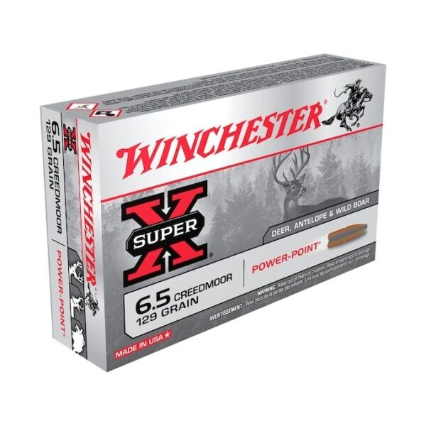 Winchester 6.5mm Creedmoor 129gr Power Point, 20 Rounds
