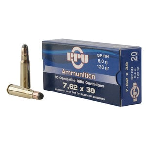 PPU 7.62x39 123gr SP RN 20 Rounds