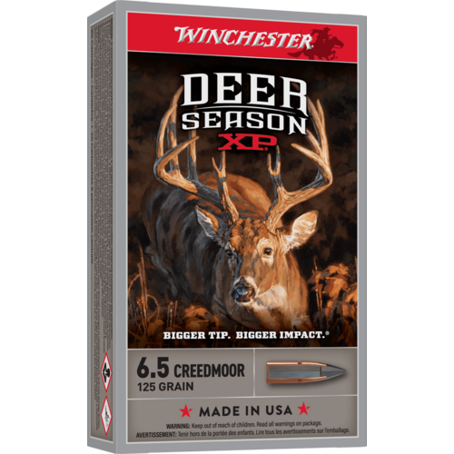 Winchester 6.5 Creedmoor 125gr Deer Season XP 20 Rounds