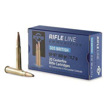PPU 303 British 180gr SP BT 20 Rounds