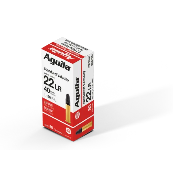 AGUILA 22LR 40gr 1130 FPS Super Extra Lead Solid Point 50 Rounds