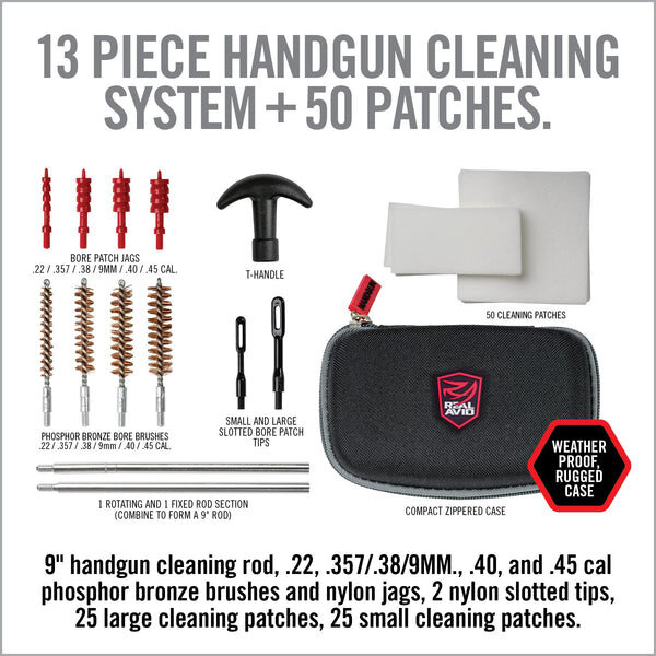 Real Avid Handgun Tactical Cleaning Kit Gun Boss