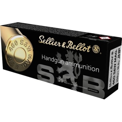 SELLIER & BELLOT 460 S&W Mag 255gr JHP 20 Rounds