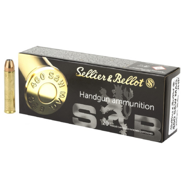 SELLIER & BELLOT 460 S&W Mag 255gr JHP 20 Rounds