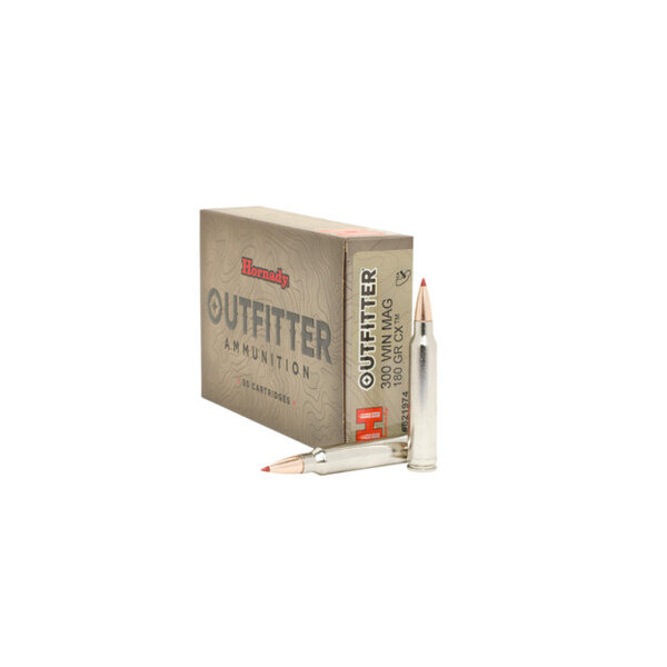 Hornady Outfitter Ammunition CX Copper Alloy Bullets, 20 Rounds