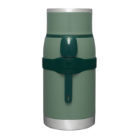 The Adventure To-Go Food Jar  with Spork 36oz / 1.06L  Green