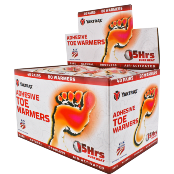YakTrax Toe Warmers Case of 40 pairs