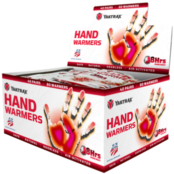 YakTrax Hand Warmers Case of 40 pairs