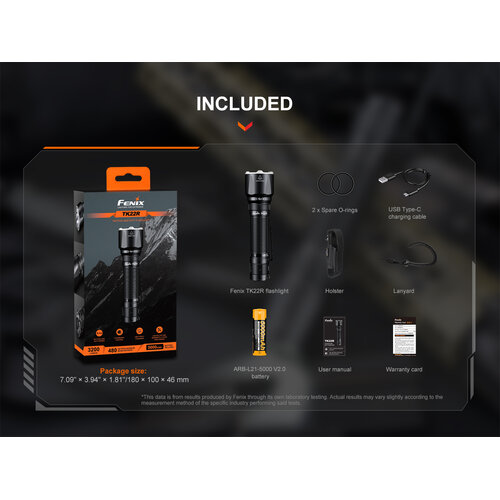 Fenix TK22R 3200 Lumens Fenix TK22R 3200 Lumens