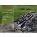 Fenix HT18R Long Range Flashlight 2800 Lumens 1100 Meters Red & Green Filters