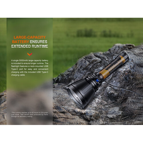 Fenix HT18R Long Range Flashlight 2800 Lumens 1100 Meters Red & Green Filters Fenix HT18R Long Range Flashlight 2800 Lumens 1100 Meters Red & Green Filters