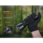 Fenix HT18R Long Range Flashlight 2800 Lumens 1100 Meters Red & Green Filters
