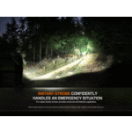 Fenix HT18R Long Range Flashlight 2800 Lumens 1100 Meters Red & Green Filters