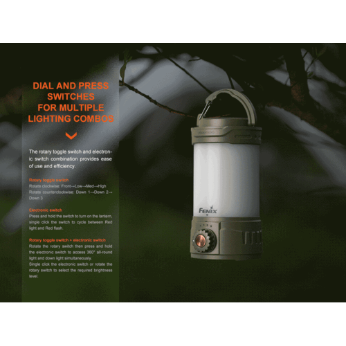 Fenix CL26R Pro Camping Lantern White Marble Fenix CL26R Pro Camping Lantern White Marble