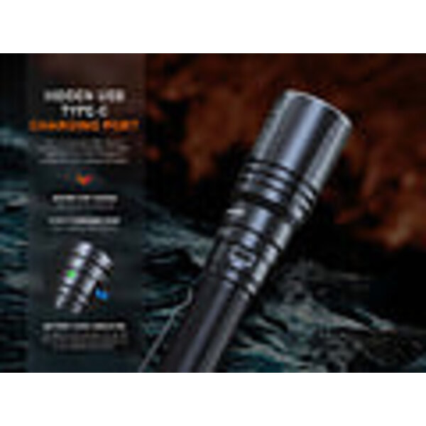 Fenix HT30R High Performance White Laser Flashlight 500 Lumen 1500 Meter