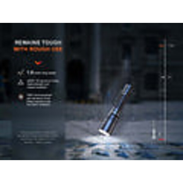 Fenix HT30R High Performance White Laser Flashlight 500 Lumen 1500 Meter