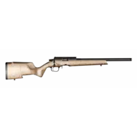 Ranger Rimfire 22 LR 18" 1:16 Carbon Fiber, Black Anodized, Tan Carbon Fiber Stock Black Webbing Accents