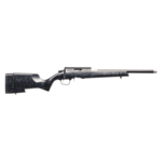 Christensen Arms Ranger Rimfire 22 LR 18" 1:16 Carbon Fiber, Black Anodized, Black Carbon Fiber Stock Grey Webbing Accents