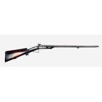 PINFIRE 12g SxS Damascus Elaborate Engraving 28" 90%+ Condition