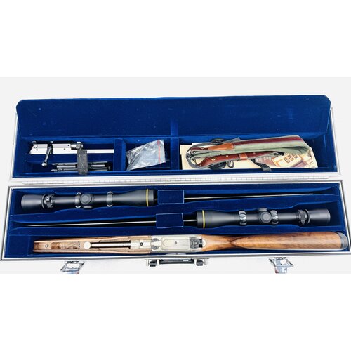 Blaser R84 Package, .338WM & .257 WbyMag w/ Leupold Vari-X III 3.5-10 Scopes & Hard Case, Excellent Condition, 80 Rounds