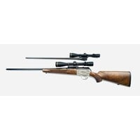 R84 Package, .338WM & .257 WbyMag w/ Leupold Vari-X III 3.5-10 Scopes & Hard Case, Excellent Condition, 80 Rounds