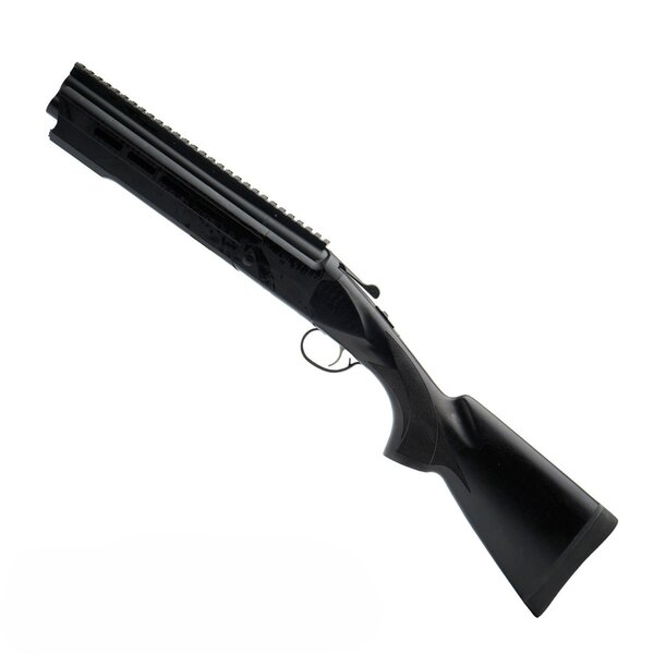 Serengetti S-TAC 12g Over/Under Tactical Shotgun, 11.8" Barrels, Steel Receiver, Ejectors, Picatinny Rail, S-Tactical