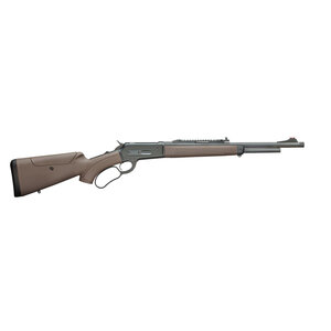 Pedersoli 30-30 Winchester Lever Action Droptine Fibre Optic Sights 19" Brown Polymer Stock Picatinny Rail 86/71
