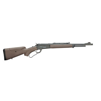 Pedersoli 30-30 Winchester Lever Action Droptine Fibre Optic Sights 19" Brown Polymer Stock Picatinny Rail 86/71